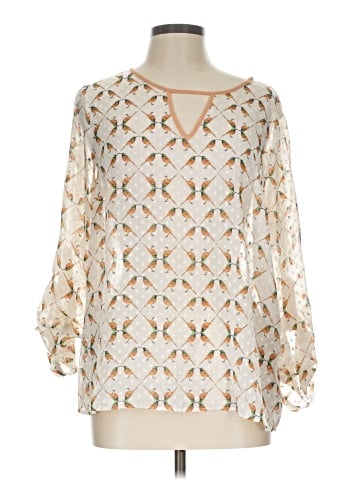 Black Rainn 3/4 Sleeve Blouse (view 1)