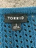 Torrid 100% Cotton Teal Cardigan Size 2X Plus (2) - photo 7