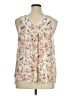 Maurices 100% Rayon Ivory Sleeveless Blouse Size 16 (1) - photo 2