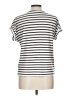 Green Envelope Stripes Silver Short Sleeve T-Shirt Size L - photo 2