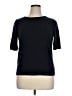 Talbots Black Short Sleeve Top Size XL - photo 1
