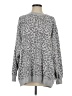 American Eagle Outfitters Animal Print Gray Pullover Sweater Size S - photo 1