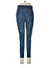 Gap Fit Animal Print Blue Active Pants Size M - photo 1