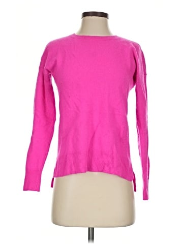 Aqua Cashmere Pullover Sweater (view 1)