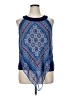 I.N. Studio 100% Polyester Blue Sleeveless Blouse Size XL - photo 1
