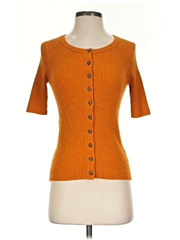 Madewell Hester Short-Sleeve Cardigan Sweater (view 1)