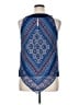I.N. Studio 100% Polyester Blue Sleeveless Blouse Size XL - photo 2