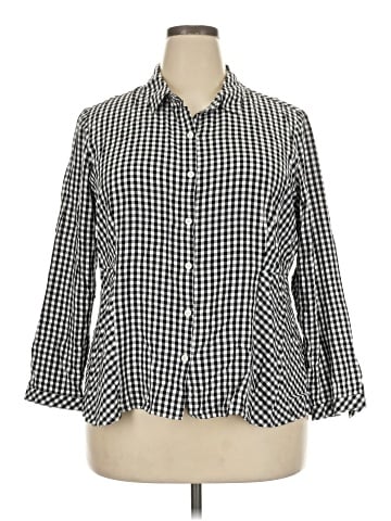 J.Jill 3/4 Sleeve Button-Down Shirt (view 1)