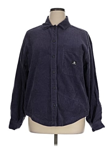 Converse Long Sleeve Button-Down Shirt (view 1)