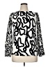 Next Silver Long Sleeve Blouse Size 1X - photo 1
