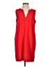 Gap Solid Red Casual Dress Size S - photo 1