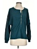 We the Free Teal Long Sleeve Henley Size XS - photo 1
