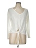 H&M 100% Linen Ivory Long Sleeve T-Shirt Size L - photo 1