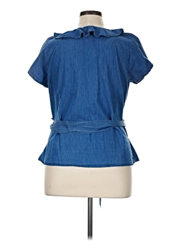 St. John's Bay Short Sleeve Blouse (view 2)