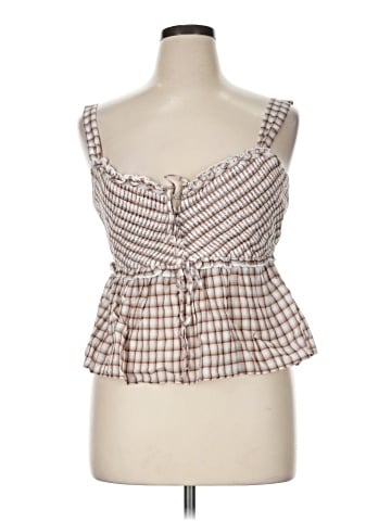 American Eagle Outfitters Sleeveless Blouse (view 1)