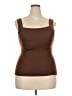 Unbranded Brown Tank Top Size 4X - photo 1