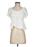 Urban Rose White Short Sleeve Top Size XS - photo 1
