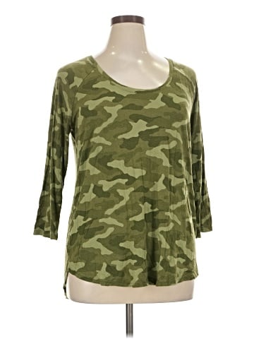 a.n.a. A New Approach 3/4 Sleeve Top (view 1)