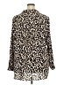 Susan Graver Animal Print Ivory Long Sleeve Blouse Size 22 - photo 2