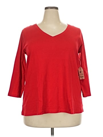 St. John's Bay 3/4 Sleeve T-Shirt (view 1)