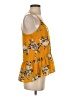 Japna 100% Polyester Yellow Sleeveless Blouse Size S - photo 4