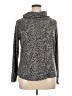 Nicole Miller New York Animal Print Gray Turtleneck Sweater Size XL - photo 1