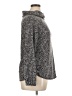 Nicole Miller New York Animal Print Gray Turtleneck Sweater Size XL - photo 4