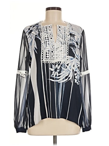 Elie Tahari Long Sleeve Blouse (view 1)