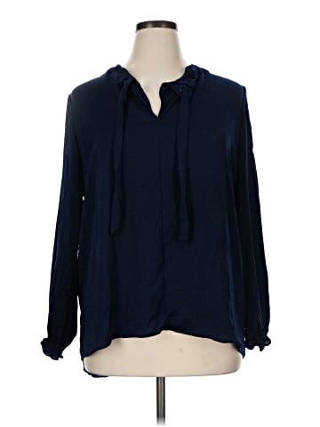 Simply Vera Vera Wang Long Sleeve Polo (view 1)