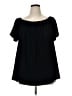 Apt. 9 Black Short Sleeve T-Shirt Size 1X - photo 1