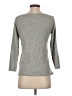 J.Crew 100% Cotton Gray 3/4 Sleeve Top Size S - photo 2