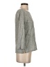 J.Crew 100% Cotton Gray 3/4 Sleeve Top Size S - photo 4