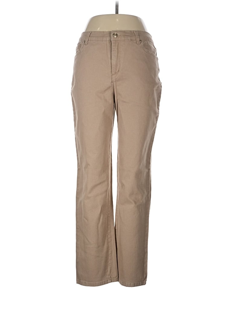 Pre-owned Gloria Vanderbilt Jeans In Tan