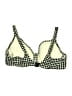 Freya Checkered-gingham Green Swimsuit Top Size M - photo 2