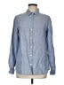 Sigrid Olsen 100% Linen Blue Long Sleeve Button-Down Shirt Size M - photo 1