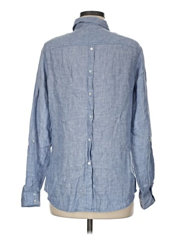Sigrid Olsen Long Sleeve Button-Down Shirt (view 2)