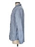 Sigrid Olsen 100% Linen Blue Long Sleeve Button-Down Shirt Size M - photo 5