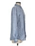 Sigrid Olsen 100% Linen Blue Long Sleeve Button-Down Shirt Size M - photo 4