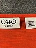 Cato Orange Short Sleeve Top Size 18 - 20 - photo 7