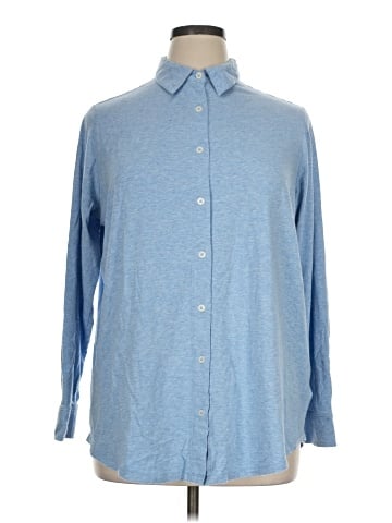 Lands' End Long Sleeve Button-Down Shirt (view 1)