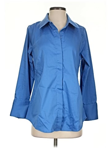 Soft Surroundings 3/4 Sleeve Button-Down Shirt (view 1)