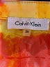 Calvin Klein 100% Polyester Tie-dye Orange Long Sleeve Blouse Size 2X - photo 7
