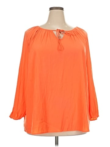 Susan Graver 3/4 Sleeve Blouse (view 1)