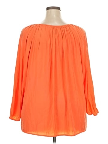 Susan Graver 3/4 Sleeve Blouse (view 2)