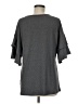 Unbranded Gray Short Sleeve Top Size M - photo 2