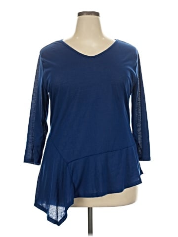 Jennifer Lauren 3/4 Sleeve Top (view 1)
