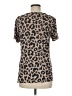 Just Be... Brown Short Sleeve Top Size M - photo 2