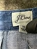 J.Crew Solid Blue Denim Skirt Size 10 - photo 4