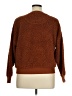 Pink Rose 100% Polyester Solid Brown Pullover Sweater Size XL - photo 2