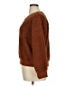 Pink Rose 100% Polyester Solid Brown Pullover Sweater Size XL - photo 5